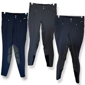 3 Kerrits Crossover II Riding Breeches Women's Medium - Knee Patch & Full Seat